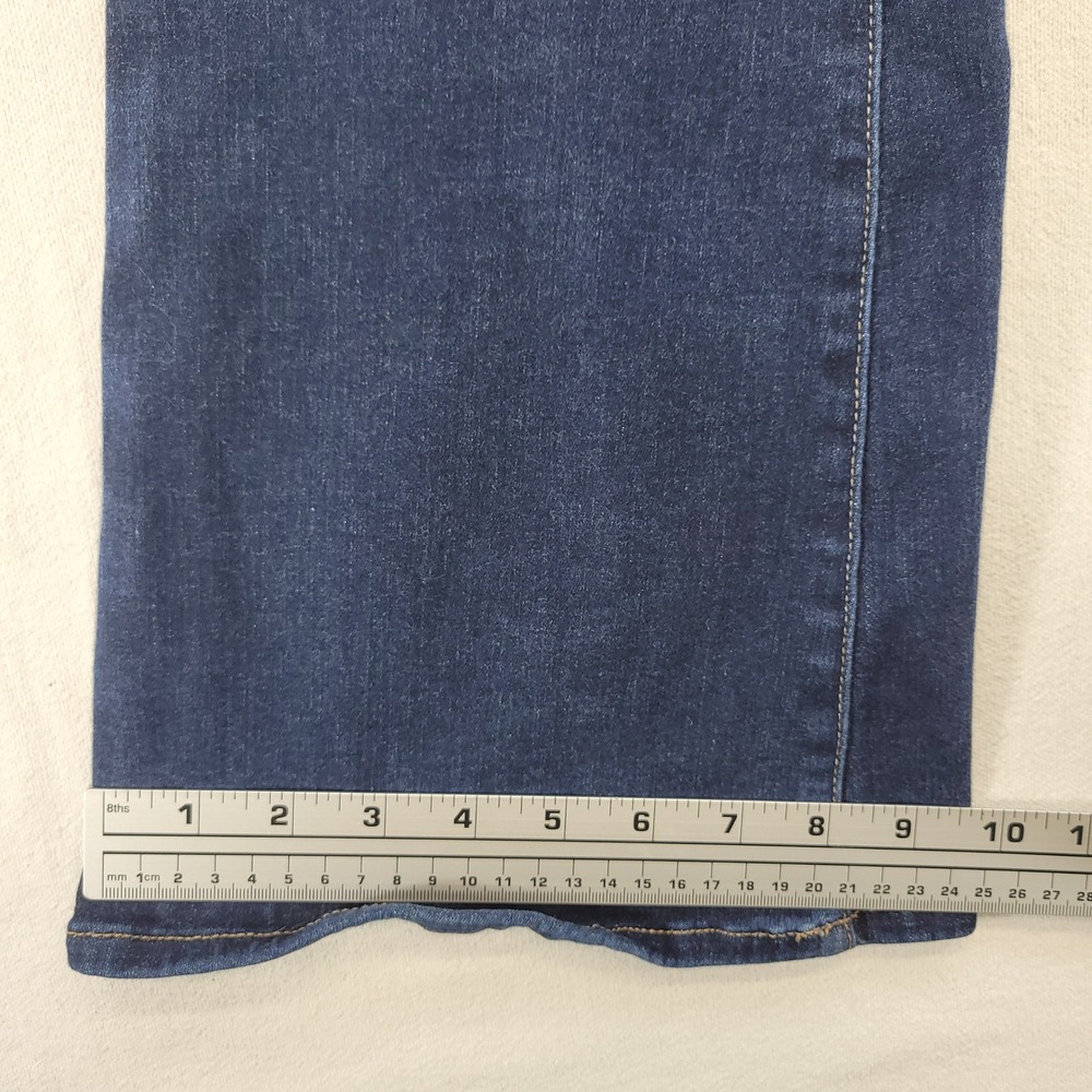 American Eagle Flare Jeans Womens 00 Super High Rise Stretch Dark Wash Denim - Picture 11 of 12